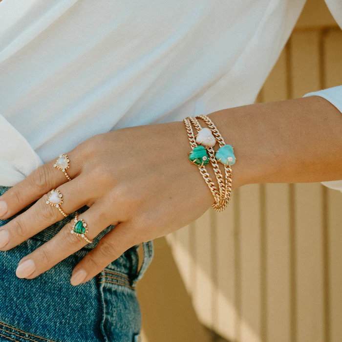 Joy Dravecky - Lover Bracelet in Pink Shell