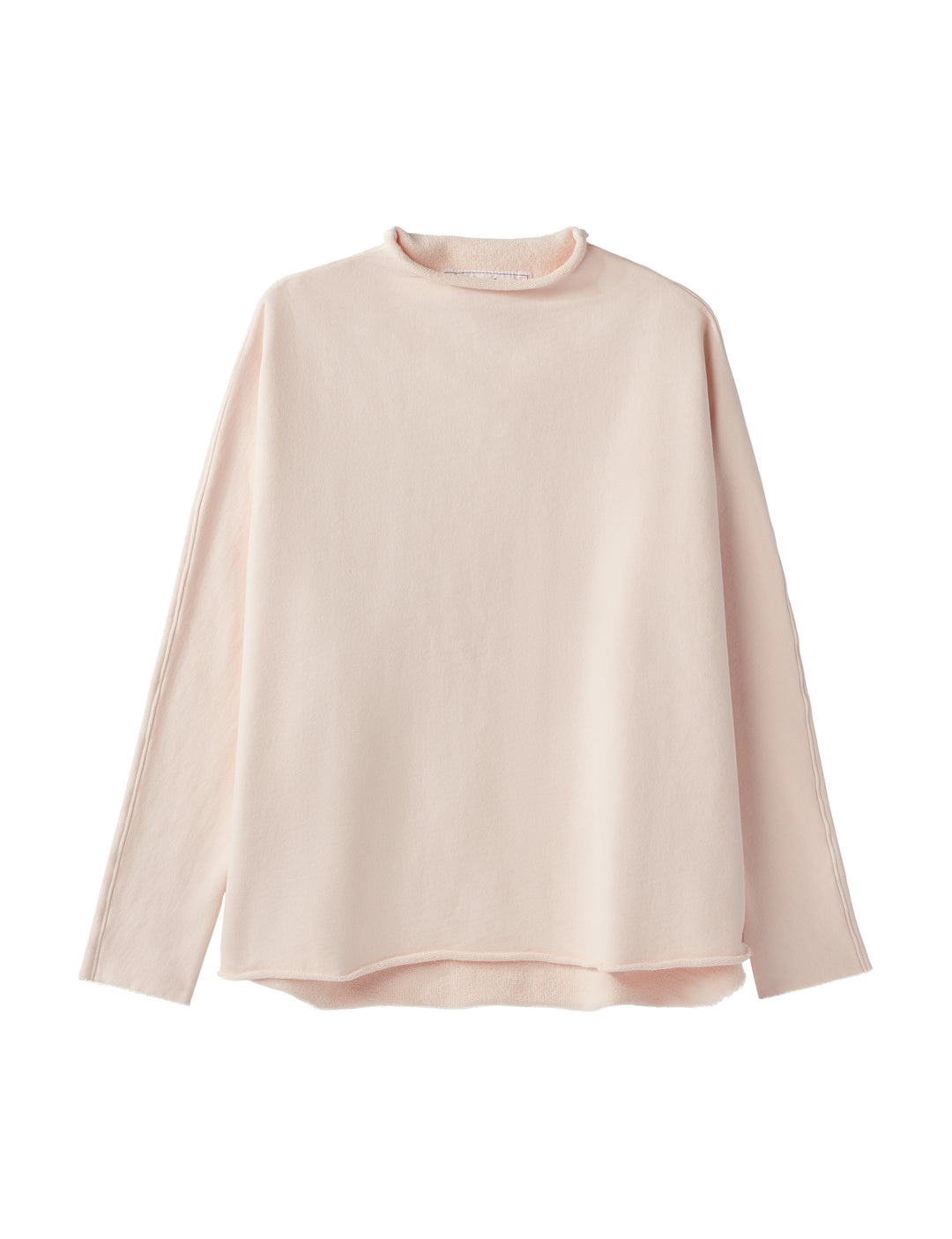 Frank & Eileen - L/S Funnel Neck Capelet in Ballet Slipper