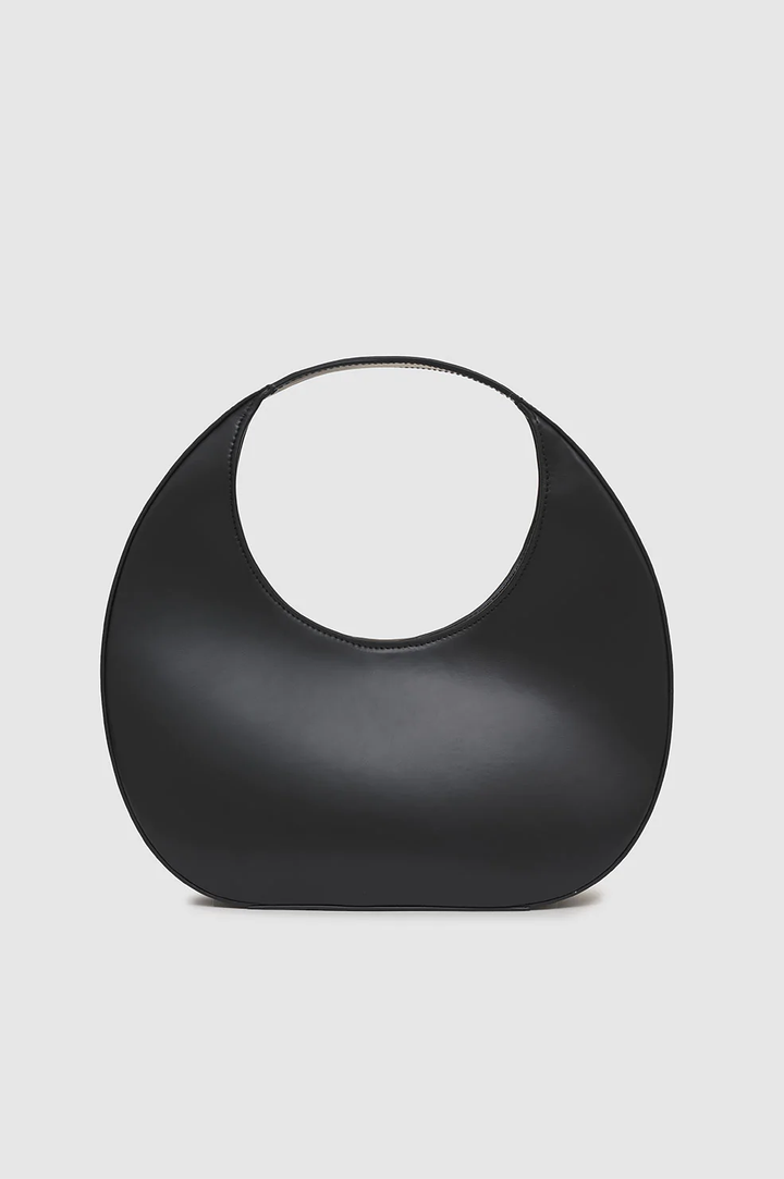 Anine Bing - Mini Luna Bag in High-Shine Black
