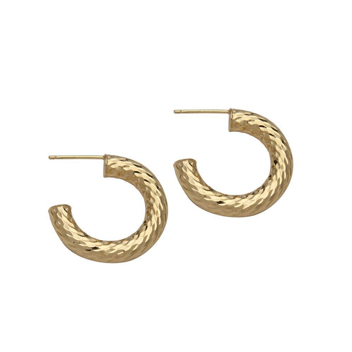 Jennifer Zeuner - Lupe Hoop Earrings Gold Vermeil