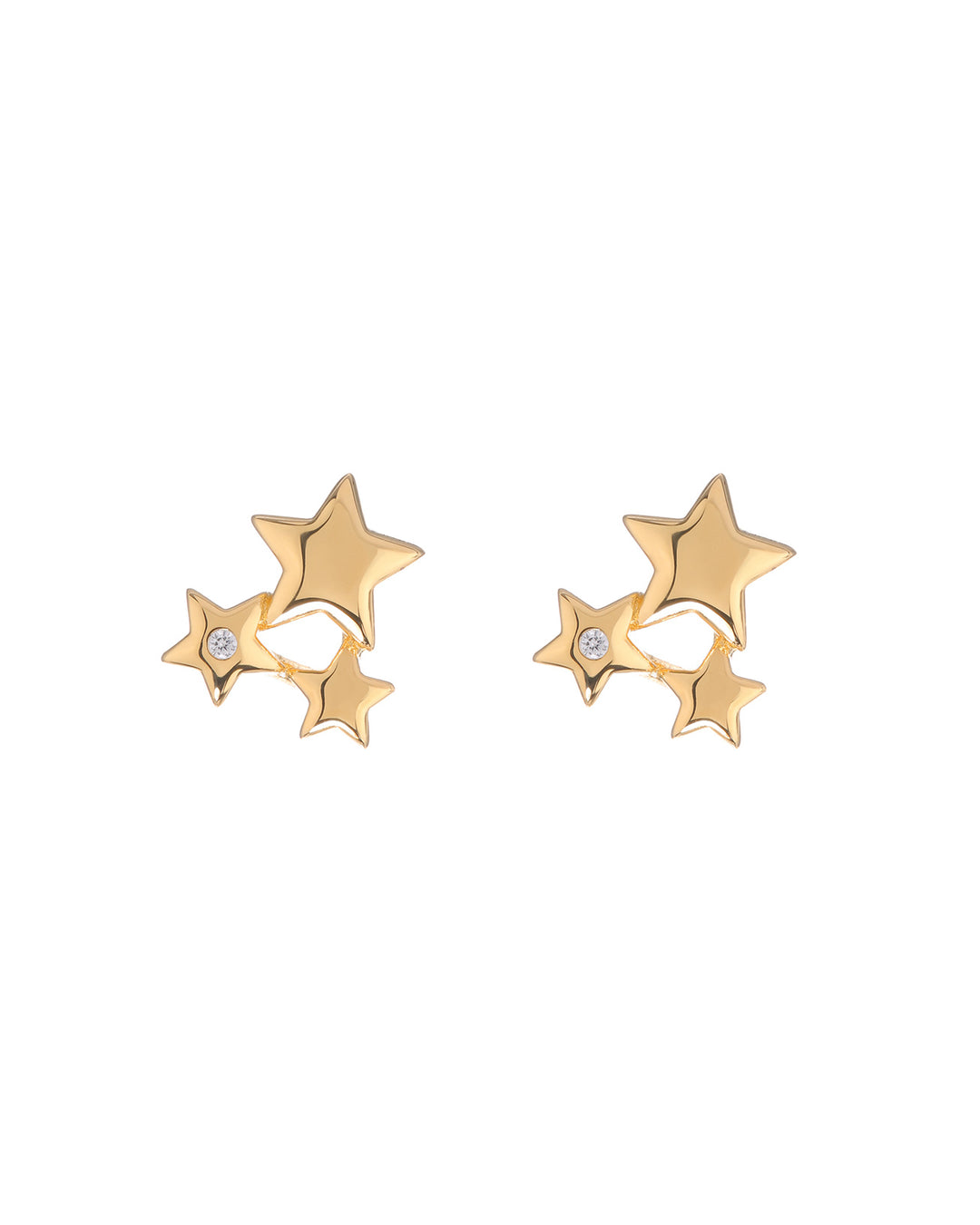 LUV AJ - Stardust Studs in Gold Jewelry