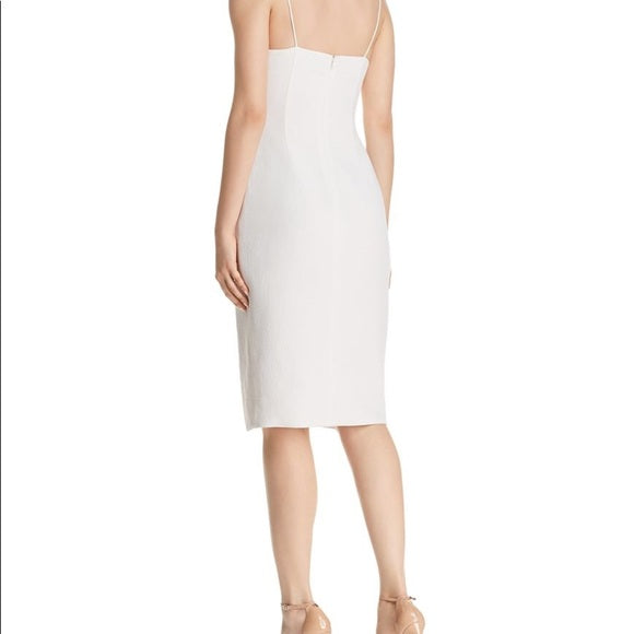 Black Halo - Bowery Sheath Dress shown in black comes in Sugar