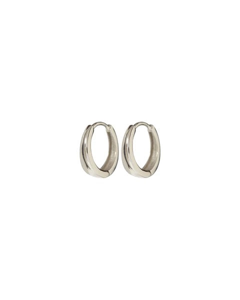 LUV AJ - Geneva Huggies in Silver Jewelry