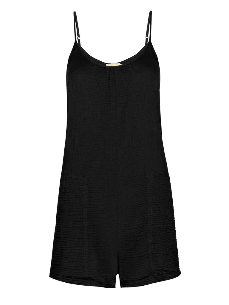 Nation LTD - Mariah Easy Romper in Black