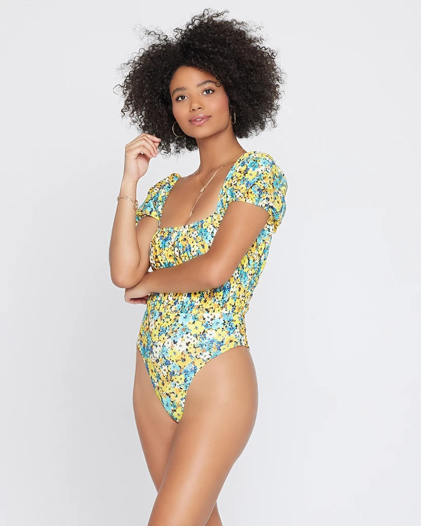 L*Space - Marilyn One Piece Classic in Daisy Diamond
