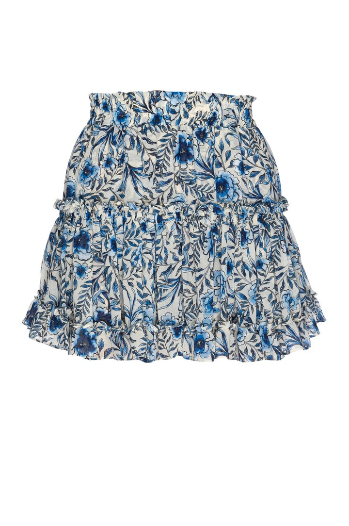 Misa - Marion Skirt in Indigo Blooms