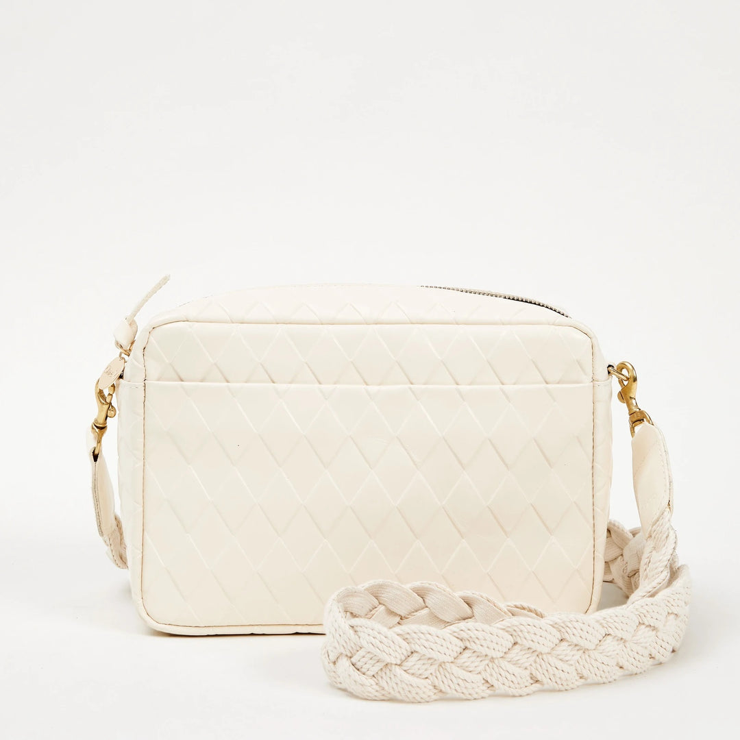 Clare V. - Marisol Bag in Cream Diamond