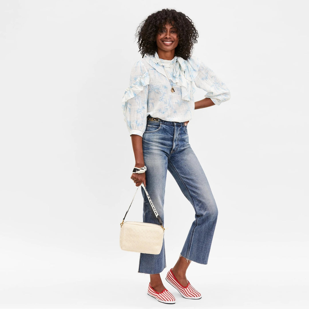 Clare V. - Marisol Bag in Cream Diamond