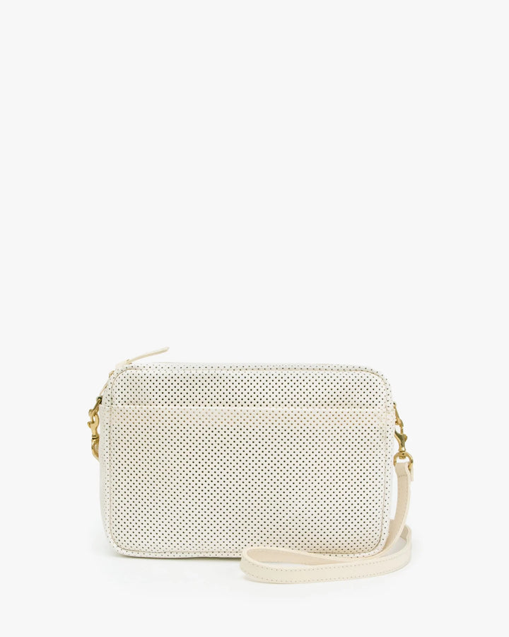 Clare V. - Marisol with Front Pocket in Cream Perf