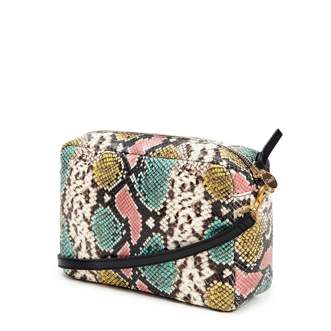 Clare V. - Marisol w/ Front Pocket Bag in Pastel Painted Snake