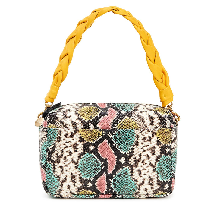 Clare V. - Marisol w/ Front Pocket Bag in Pastel Painted Snake