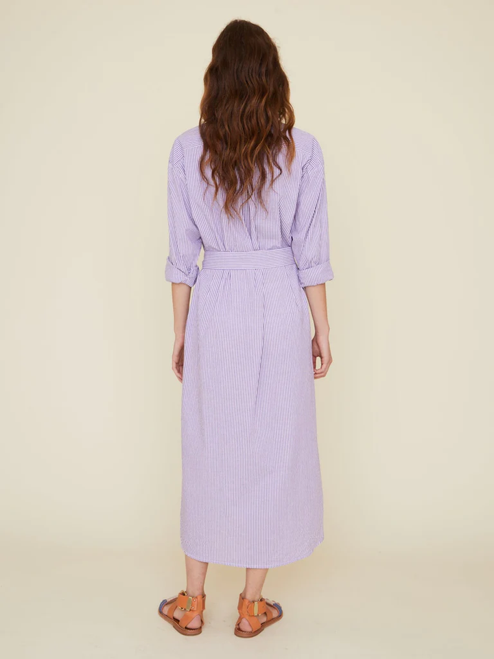 Xirena - Marlowe Dress In Plum Stripe