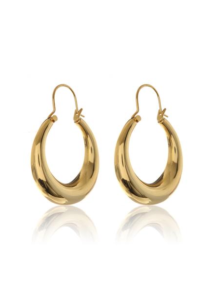 LUV AJ - Martina Tube Hoops in Gold