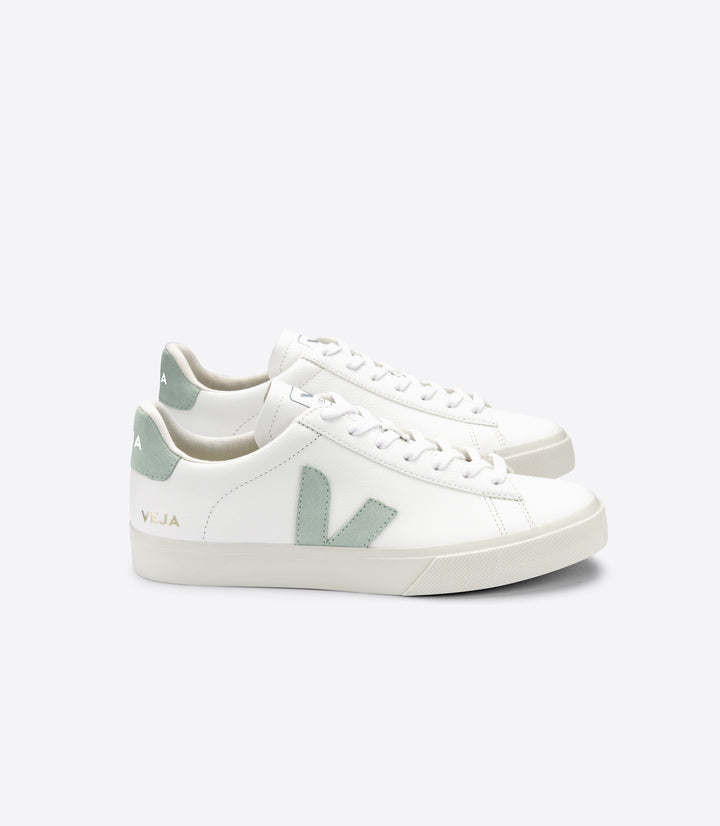 Veja - Campo Chromefree Sneakers in Extra-White Matcha