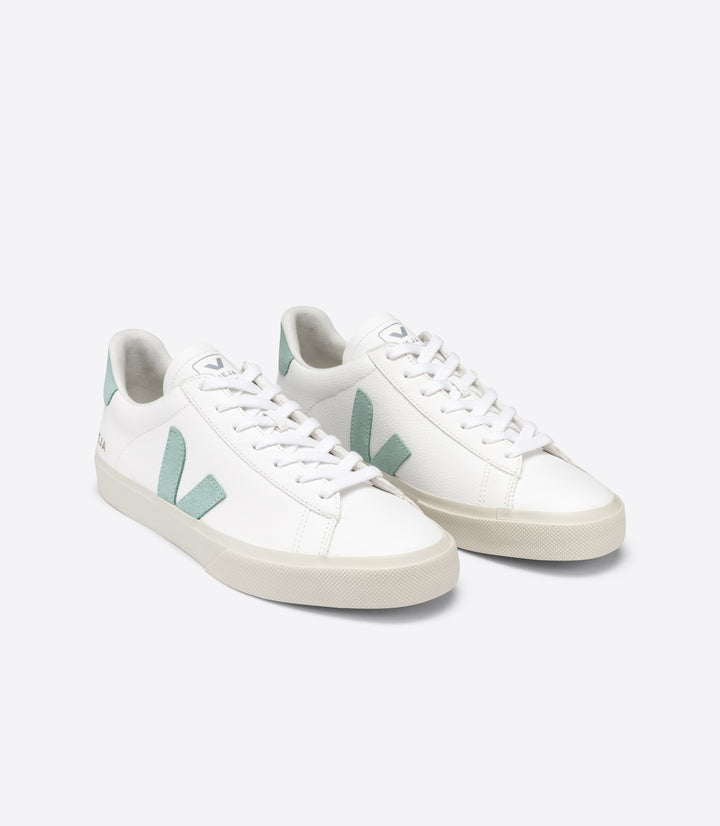 Veja - Campo Chromefree Sneakers in Extra-White Matcha