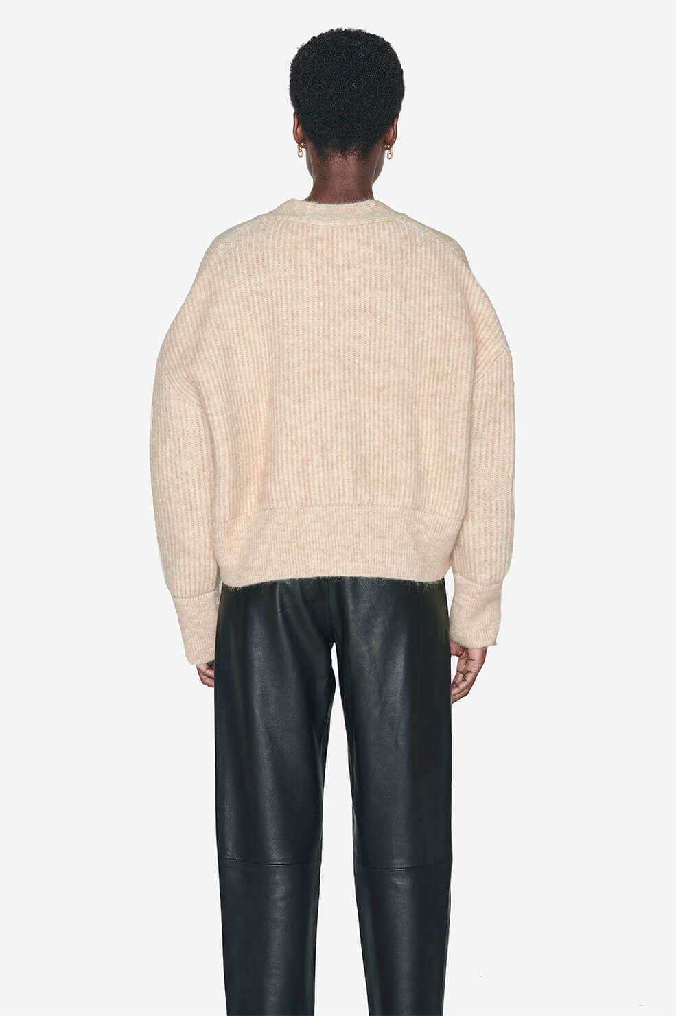 Anine Bing - Maxwell Cardigan in Oat