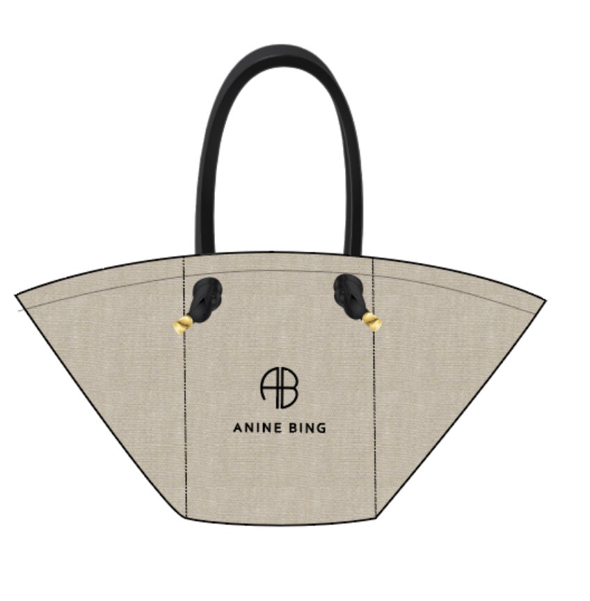 Anine Bing - Medium Taylin Tote in Brown