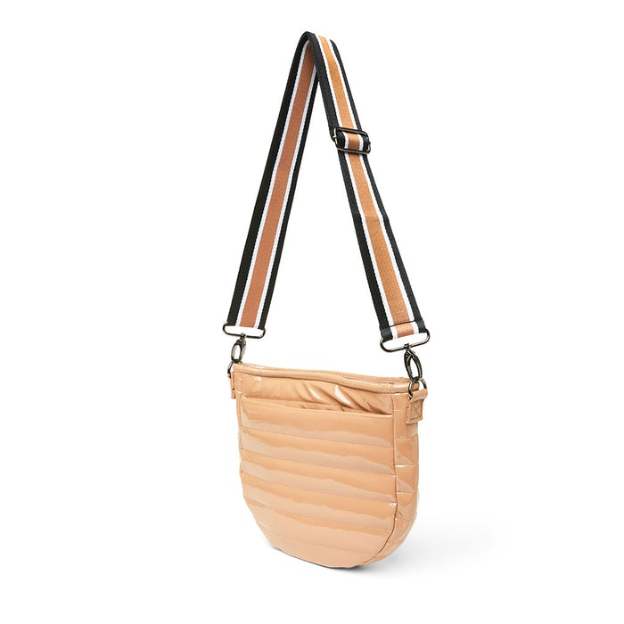 Think Royln - The Mercer Crossbody in Nude Patent