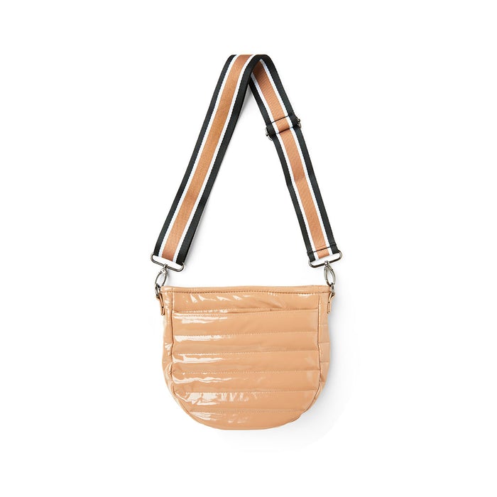 Think Royln - The Mercer Crossbody in Nude Patent