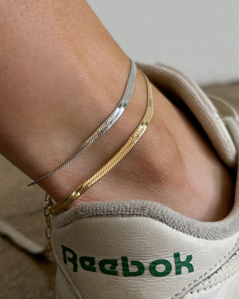 Luv AJ - The Mercer Anklet in Silver