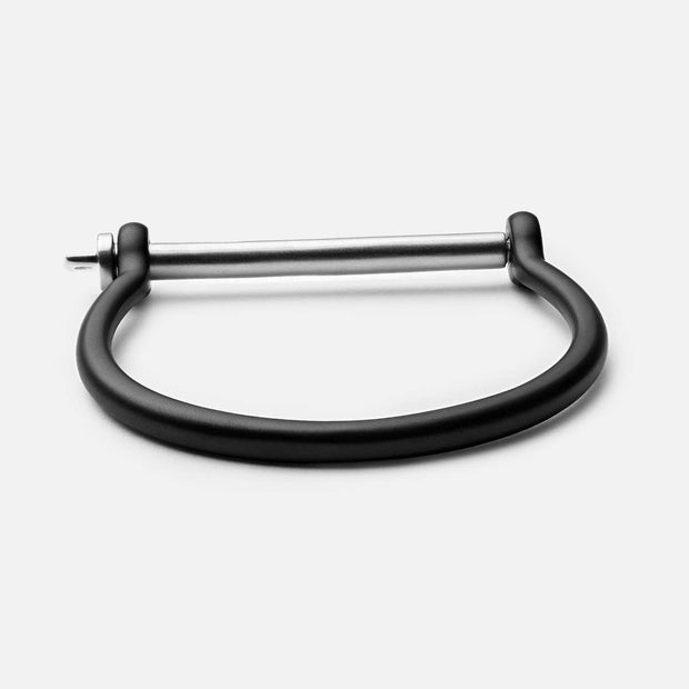 Miansai Screw Cuff w/ Black Enamel Silver/Black at Blond Genius - 2