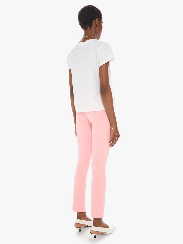 Mother Denim - The Mid Rise Dazzler Ankle In Qtp - Quartz Pink