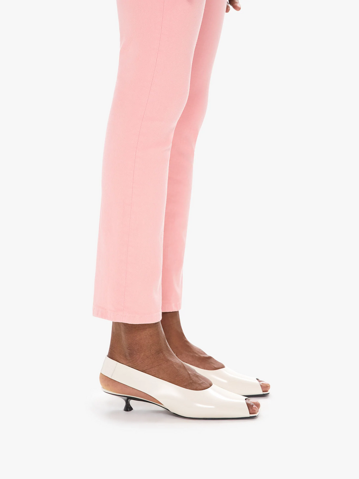 Mother Denim - The Mid Rise Dazzler Ankle In Qtp - Quartz Pink
