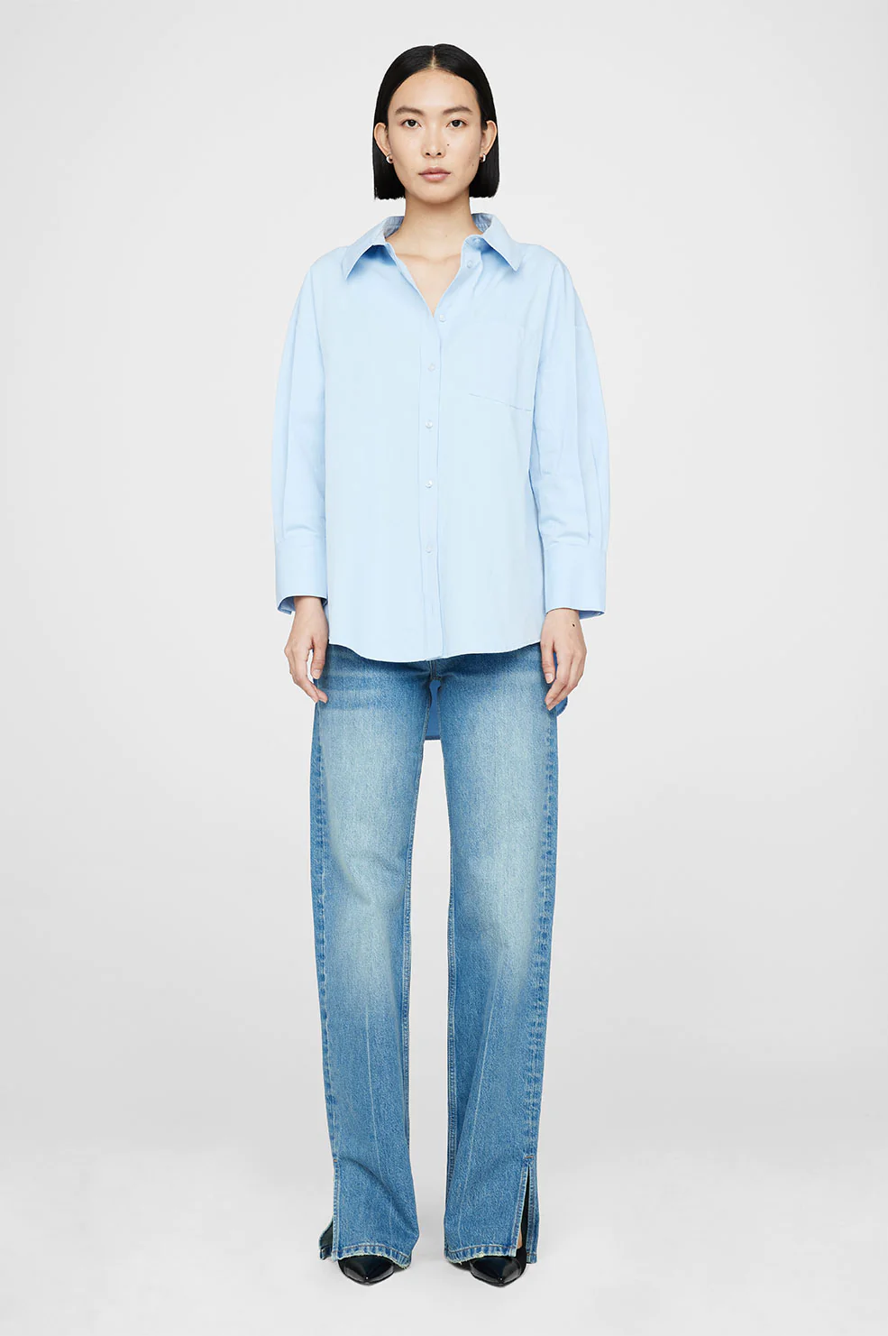 Anine Bing - Mika Shirt in Blue