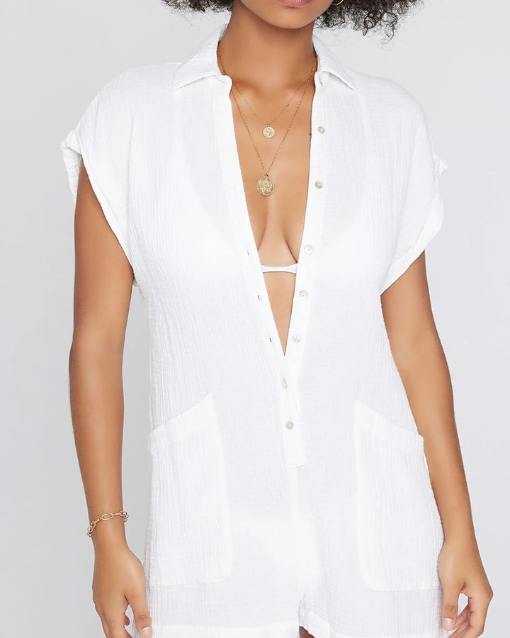 L*Space - Mika Romper in White