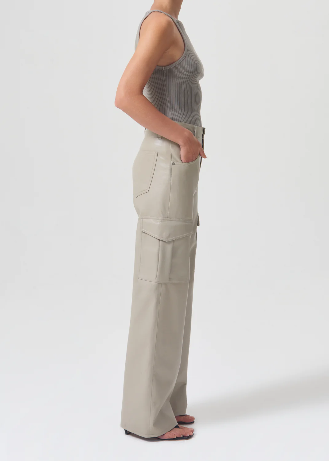 AGOLDE - Mina Tank in Drab