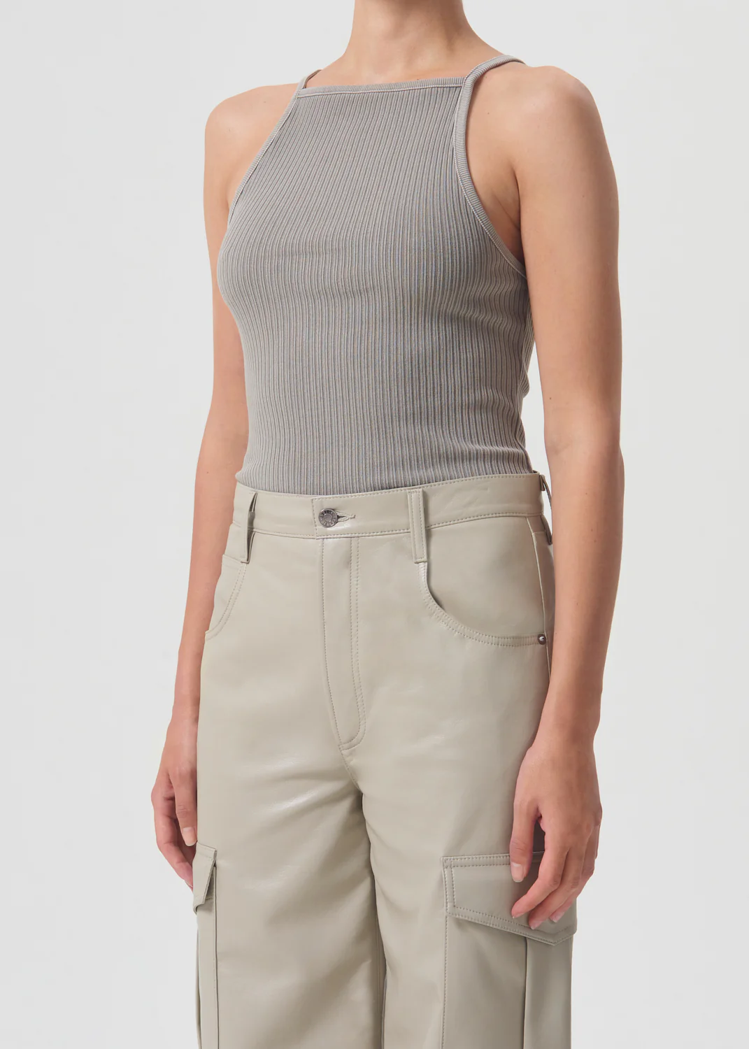 AGOLDE - Mina Tank in Drab