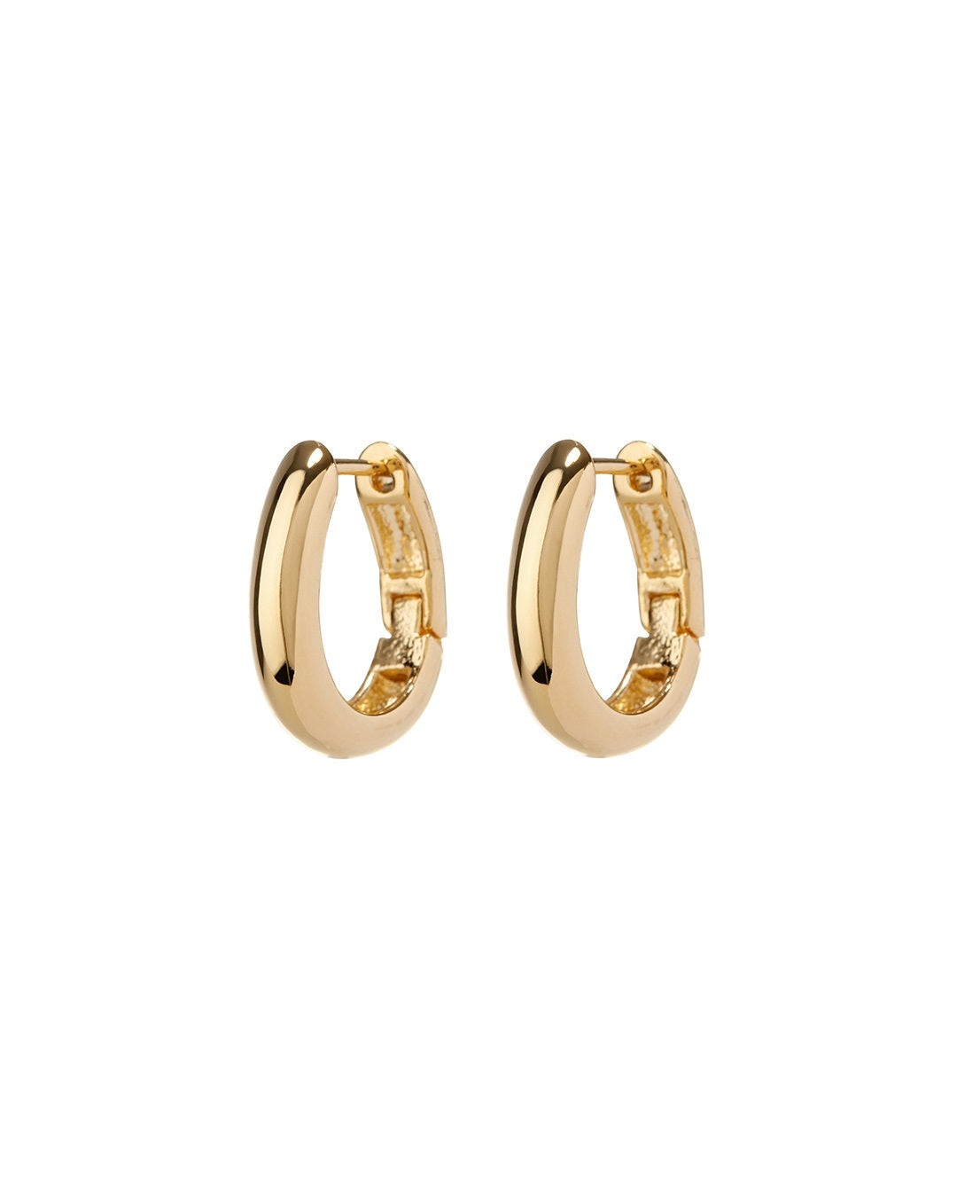 LUV AJ - Mini Carmella Huggies (15mm) in Gold