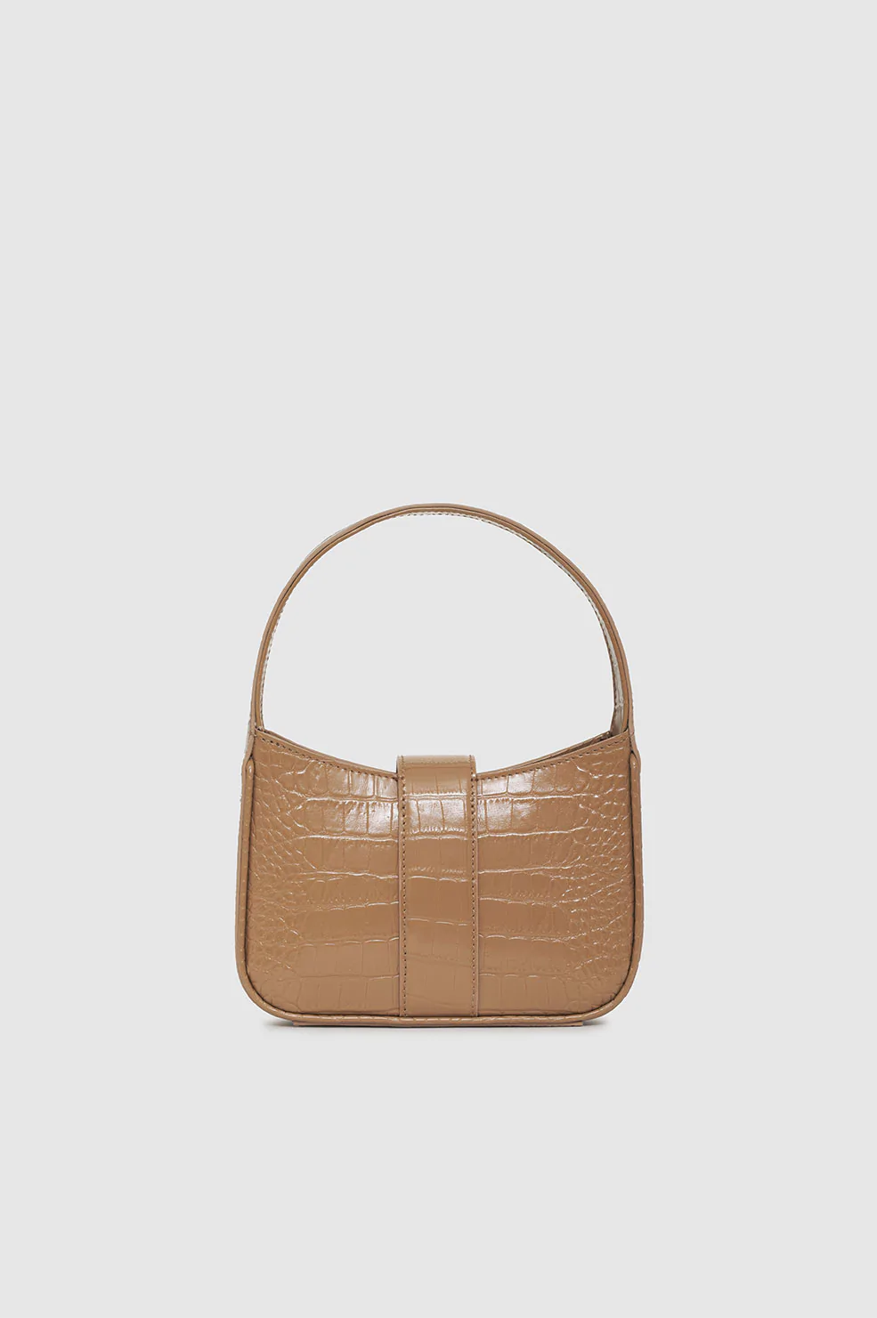 Anine Bing - Mini Cleo Bag in Camel Embossed
