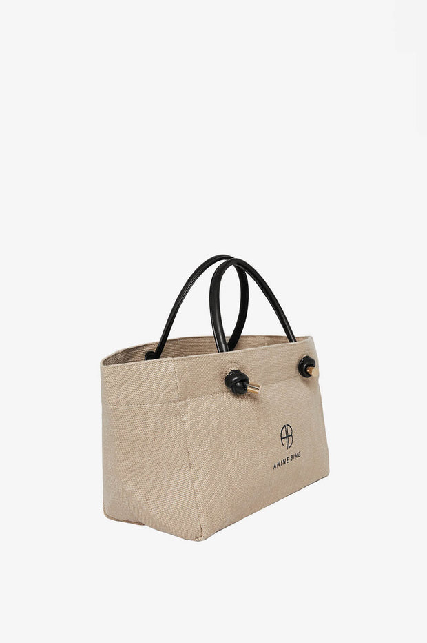 SHOP-LABEL.COM - @aninebing Saffron tote bag is the perfect summer  carry-all bag. Large sized tote available in brown and medium sized tote  available in black!