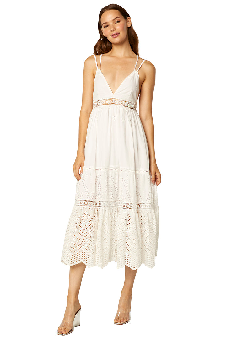 Misa - Allegra Dress in Cotton Eyelet Mix Dresses