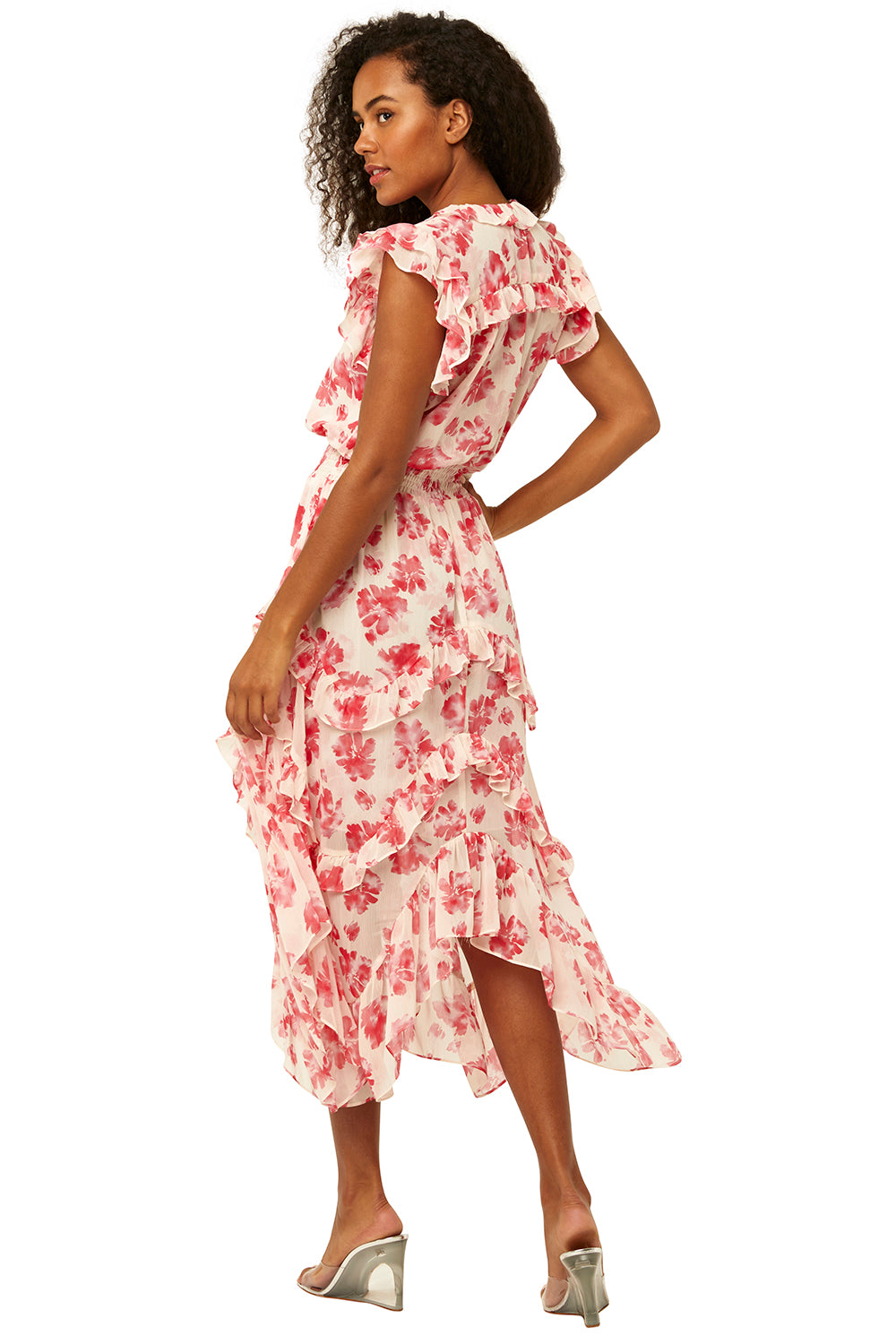 Misa - Dakota Dress in Watermelon Blossom Dresses