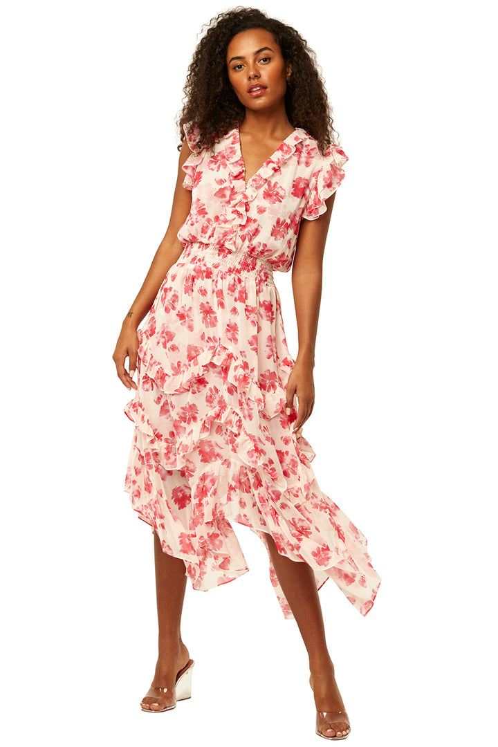 Misa - Dakota Dress in Watermelon Blossom Dresses