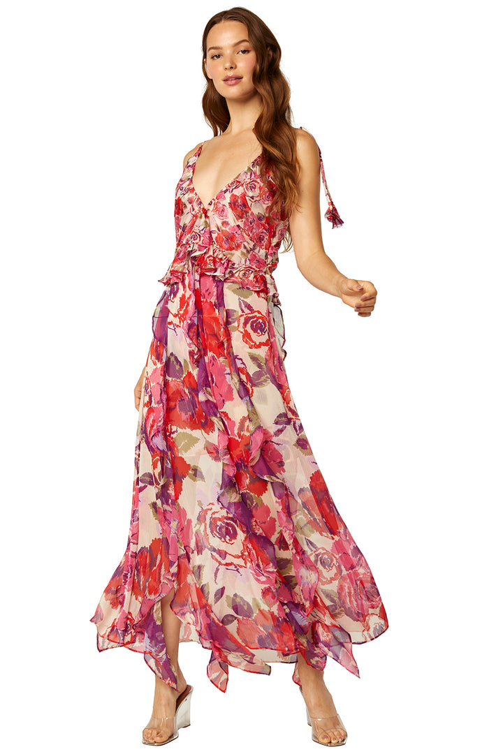 Misa - Diana Dress in Coming Up Roses Mix Dresses