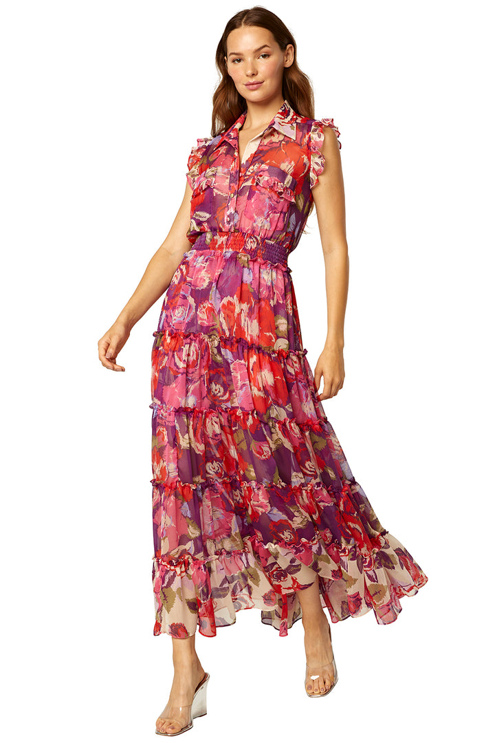 Misa - Trina Dress in Coming Up Roses Mix Dresses