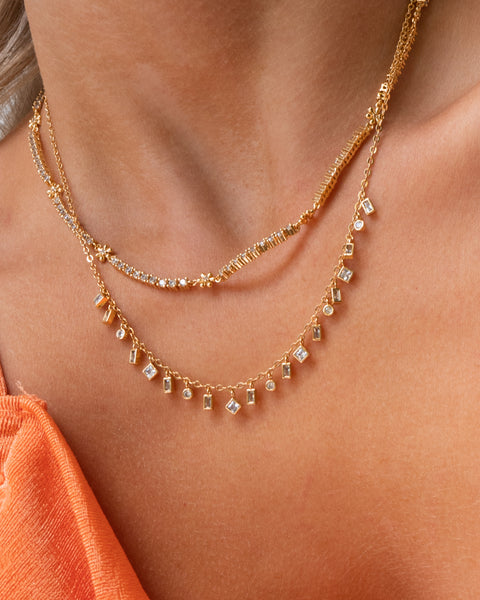 LUV AJ - Mixte Shaker Necklace in Gold Jewelry