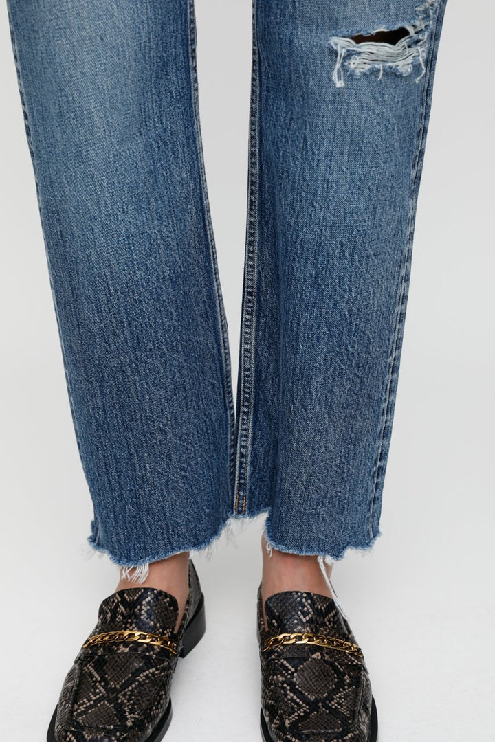 Moussy Denim - MV Morganfield Wide Straight in BLU 110