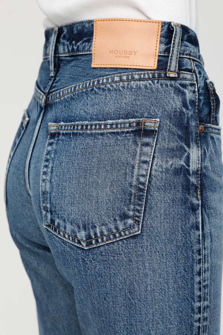 Moussy Denim - MV Morganfield Wide Straight in BLU 110