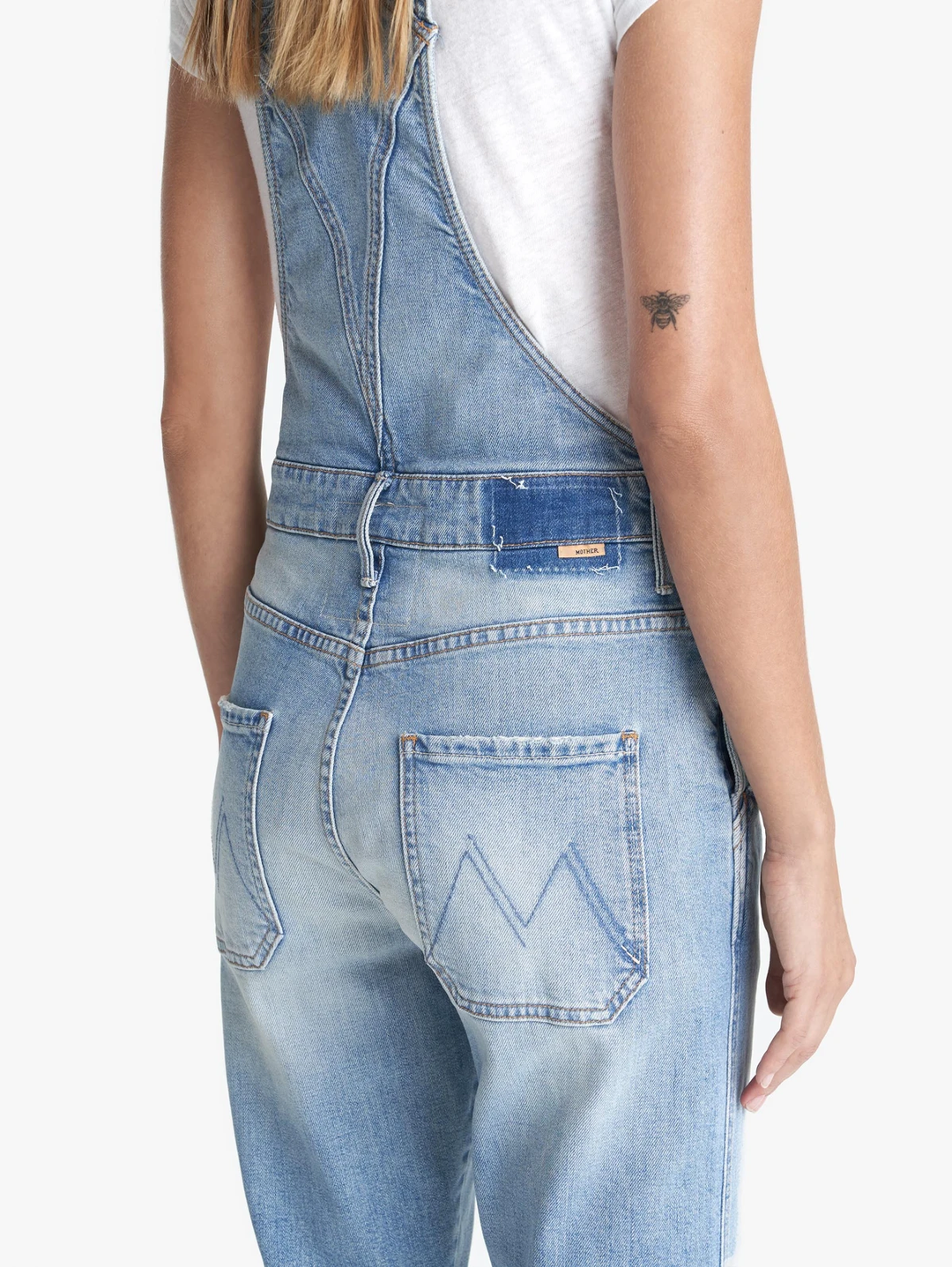 Mother Denim - The Tripper Overall Ankle in I Confess Wash