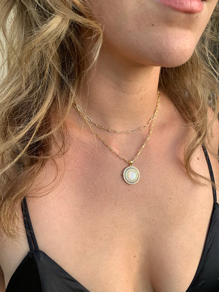 Joy Dravecky - Mother Mary Necklace in Gold