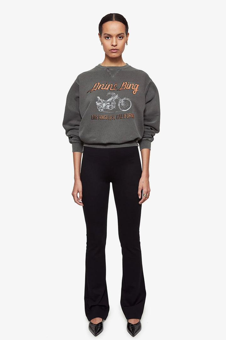 Anine Bing - Ramona Sweatshirt Motorcycle in Black