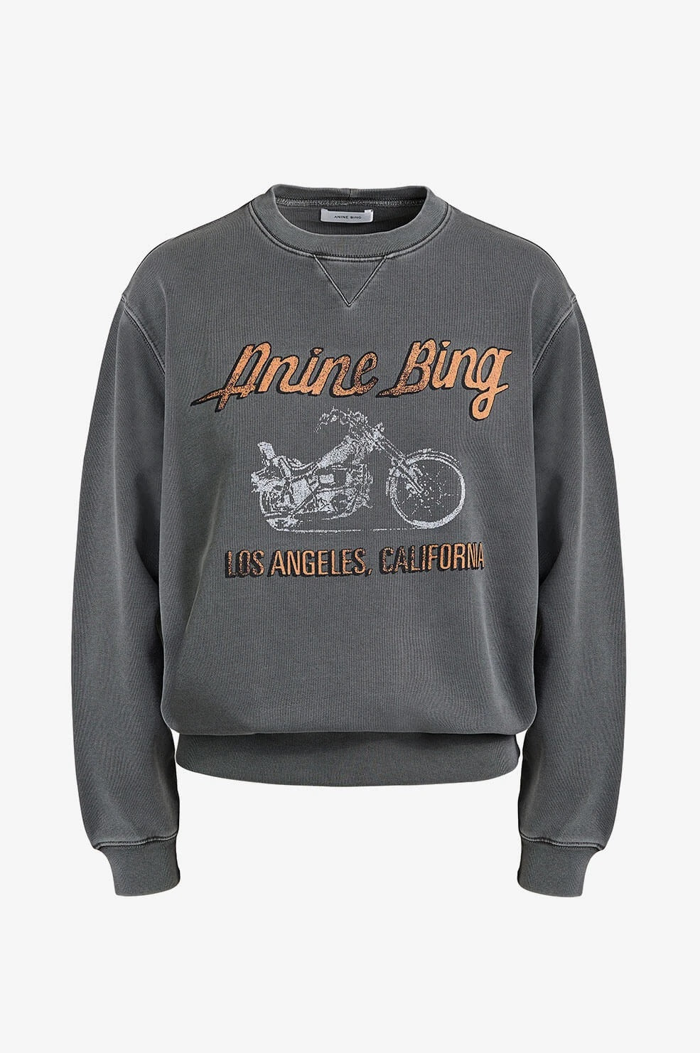 Anine Bing - Ramona Sweatshirt Motorcycle in Black