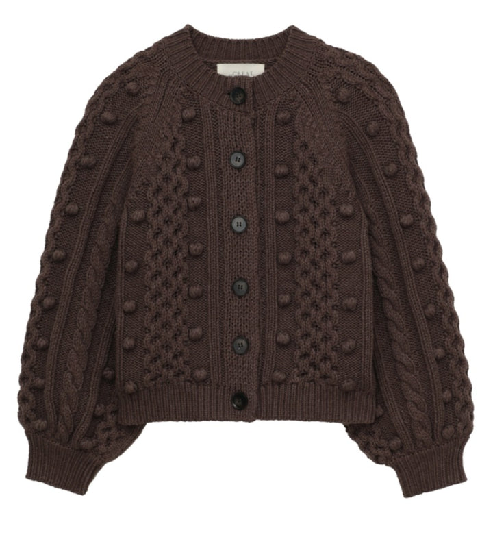 The Great - The Mountainside Cardigan in Dark Cedar