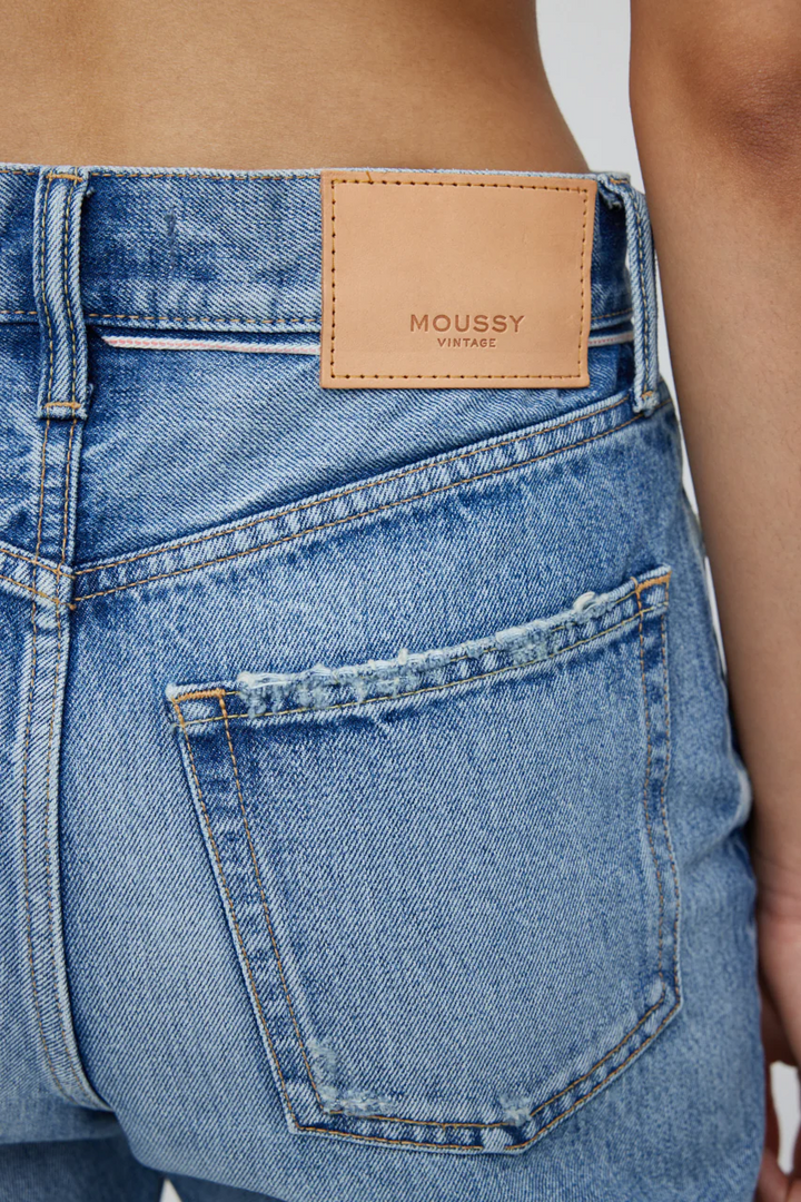 Moussy - MV Clifton Remake Flare in Blue Jeans