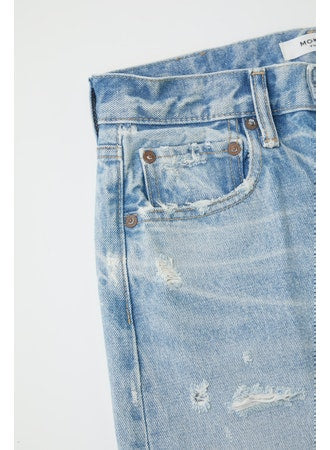 Moussy - MV Odessa Wide Straight in Light Blue Denim