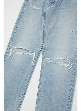 Moussy - MV Odessa Wide Straight in Light Blue Denim